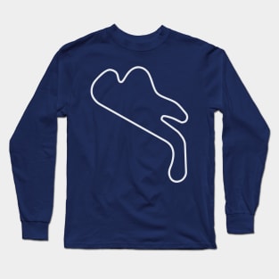 Philip Island Grand Prix Circuit [outline] Long Sleeve T-Shirt